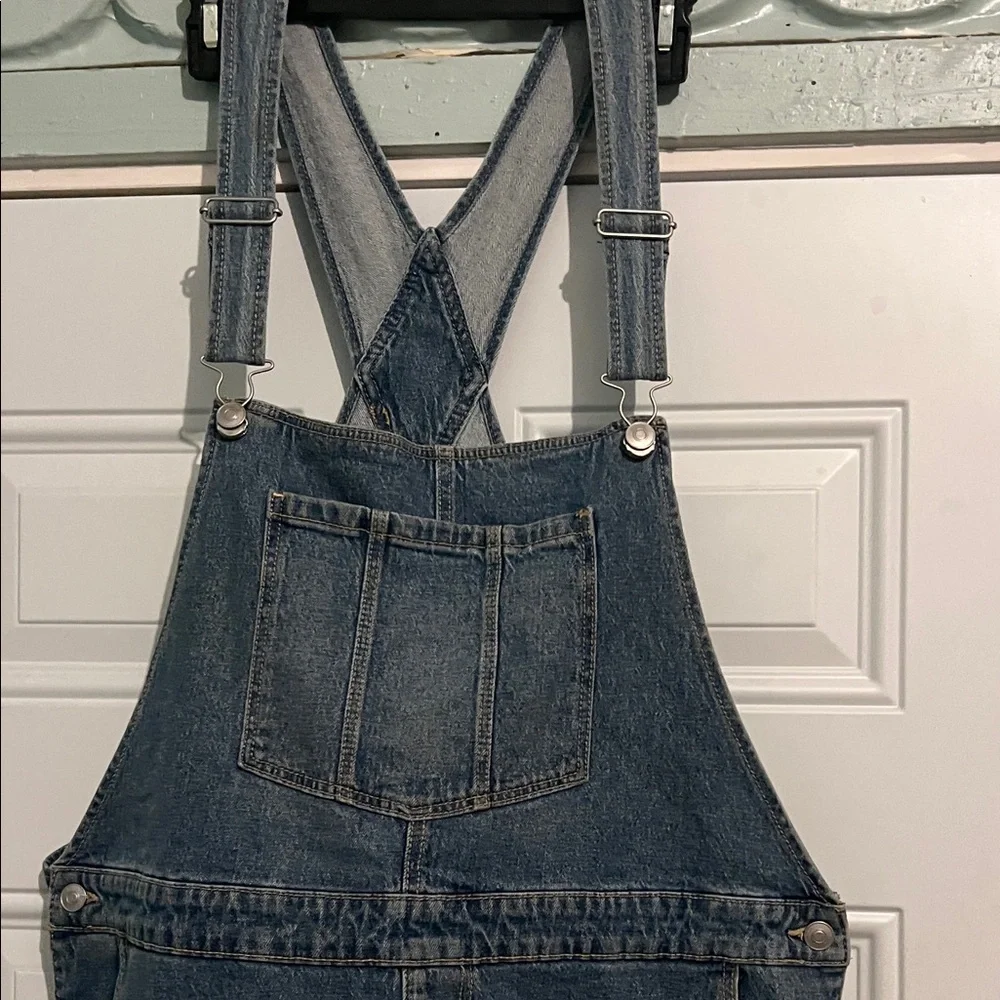 NOBO Blue Denim Women's Overalls with Front Bib Pocket